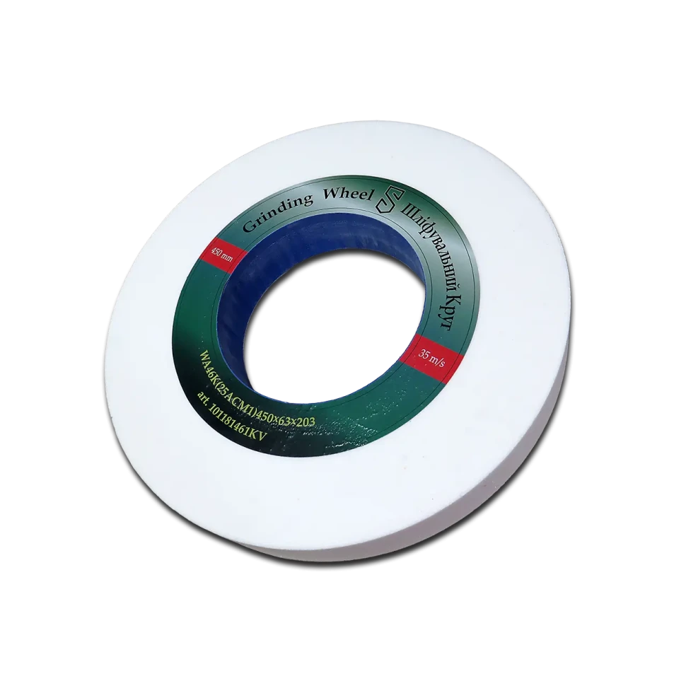 Круг абразивний шліфувальний Sivertool ПП 400х40x127 WA F46 К (25А P40 СМ1)